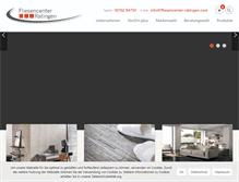Tablet Screenshot of fliesencenter-ratingen.com